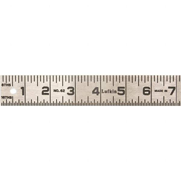 Lufkin - Steel Rules Length (Inch): 36 Graduation Style: Inch - All Tool & Supply