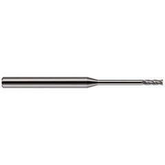 Harvey Tool - Square End Mills; Mill Diameter (Decimal Inch): 0.0600 ; Length of Cut (Decimal Inch): 0.1800 ; Material: Solid Carbide ; Finish/Coating: Uncoated ; Shank Diameter (Inch): 1/8 ; Single or Double End: Single - Exact Industrial Supply