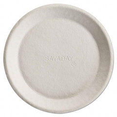 Chinet - Savaday Molded Fiber Plates, 10", Round, 500/Carton - All Tool & Supply