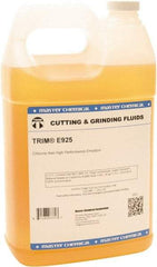 Master Fluid Solutions - Trim E925, 1 Gal Bottle Emulsion Fluid - Water Soluble, For Cutting, Drilling, Sawing, Grinding - All Tool & Supply