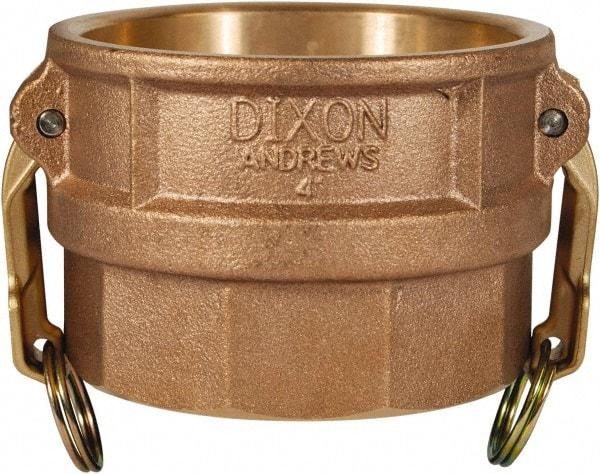 Dixon Valve & Coupling - 2-1/2" Brass Cam & Groove Suction & Discharge Hose Female Coupler Female NPT Thread - Part D, 2-1/2" Thread, 150 Max psi - All Tool & Supply