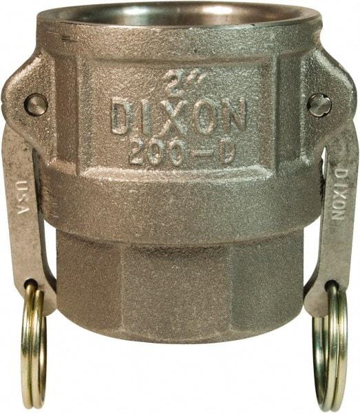 Dixon Valve & Coupling - 4" Ductile Iron Cam & Groove Suction & Discharge Hose Female Coupler Female NPT Thread - Part D, 4" Thread, 100 Max psi - All Tool & Supply