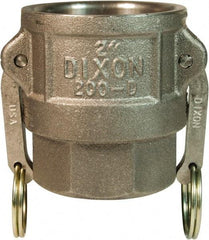 Dixon Valve & Coupling - 4" Ductile Iron Cam & Groove Suction & Discharge Hose Female Coupler Female NPT Thread - Part D, 4" Thread, 100 Max psi - All Tool & Supply