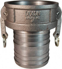 Dixon Valve & Coupling - 4" Ductile Iron Cam & Groove Suction & Discharge Hose Female Coupler Hose Shank - Part C, 100 Max psi - All Tool & Supply