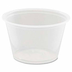 DART - Conex Complements Portion/Medicine Cups, 4 oz, Clear, 125/Bag, 20 Bags/Carton - Exact Industrial Supply