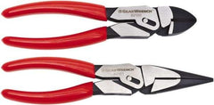 GearWrench - 2 Piece Long Nose & Diagonal Plier Set - All Tool & Supply