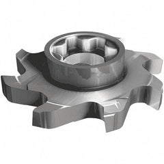 Iscar - SD D Grade IC908 Carbide T-Slot Milling Tip Insert - TiAlN Finish, 0.472" Cutting Diam - All Tool & Supply