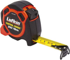 Lufkin - 26' x 1-3/16" Tape Measure - 1/16" Graduation, A5 Graduation Style - All Tool & Supply