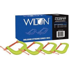 Wilton - C-Clamp & Cantilever Clamp Sets Clamp Type: Spark Duty C-Clamp Type: Kit - All Tool & Supply