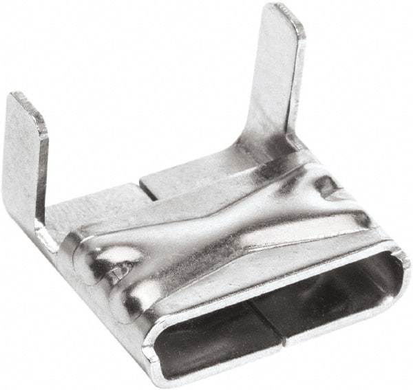 IDEAL TRIDON - Stainless Steel Banding Strap Buckle - 3/4" Wide x 0.02" Thick - All Tool & Supply