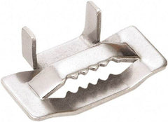 IDEAL TRIDON - Stainless Steel Banding Strap Buckle - 1/4" Wide x 0.03" Thick - All Tool & Supply