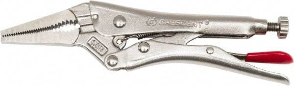 Crescent - 6" OAL Long Nose Jaw Locking Pliers - All Tool & Supply