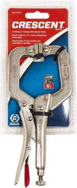 Crescent - 6" OAL C-Clamp Locking Pliers - All Tool & Supply