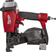 Milwaukee Tool - 1-3/4" Nail Length, 2-1/2 to 3.8mm Nail Diam, 0.12 Gauge Roofing Air Nailer - All Tool & Supply