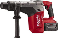 Milwaukee Tool - 18 Volt 1-9/16" SDS Max Chuck Cordless Rotary Hammer - 0 to 3,000 BPM, 0 to 450 RPM, Reversible - All Tool & Supply