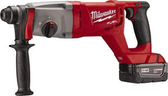 Milwaukee Tool - 18 Volt 1" SDS Plus Chuck Cordless Rotary Hammer - 0 to 4,400 BPM, 0 to 1,500 RPM, Reversible - All Tool & Supply