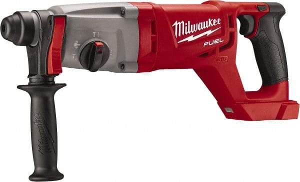 Milwaukee Tool - 18 Volt 1" SDS Plus Chuck Cordless Rotary Hammer - 0 to 4,400 BPM, 0 to 1,500 RPM, Reversible - All Tool & Supply