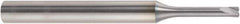 Niagara Cutter - 5/16", 2 Flute, Single End, Solid Carbide, 0.0373" Corner Radius End Mill - 3-1/2" OAL, 0° Helix, 0.41mm LOC - All Tool & Supply