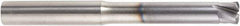 Niagara Cutter - 5/16", 4 Flute, Single End, Solid Carbide, 0.0373" Corner Radius End Mill - 2-1/2" OAL, 0° Helix, 0.41mm LOC, 0.938" Extended Reach - All Tool & Supply