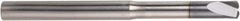 Niagara Cutter - 1/4", 2 Flute, Single End, Solid Carbide, 0.0322" Corner Radius End Mill - 3-1/2" OAL, 0° Helix, 0.36mm LOC - All Tool & Supply