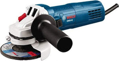 Bosch - 4-1/2" Wheel Diam, 11,000 RPM, Corded Angle & Disc Grinder - 5/8-11 Spindle, 120 Volts, 8.8 Amps - All Tool & Supply