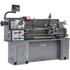 Jet - 13" Swing, 43" Between Centers, 230 Volt, Single Phase Bench Lathe - 2 hp, 70 to 2,000 RPM, 1-3/8" Bore Diam, 28-1/2" Deep x 30" High x 79" Long - All Tool & Supply