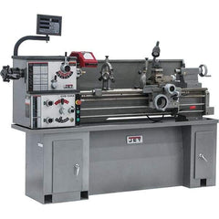 Jet - 13" Swing, 43" Between Centers, 230 Volt, Single Phase Bench Lathe - 2 hp, 70 to 2,000 RPM, 1-3/8" Bore Diam, 30" Deep x 28-1/2" High x 79" Long - All Tool & Supply