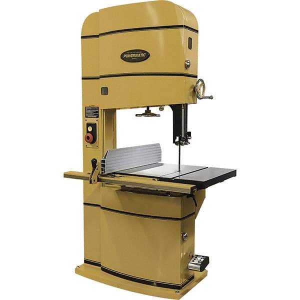 Powermatic - 24" Throat Capacity, Step Pulley Vertical Bandsaw - 2,500/4,800 SFPM, 5 hp, Three Phase - All Tool & Supply