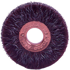 1-1/4″ Polyflex Encapsulated Small Diameter Crimped Wire Wheel, .008″ Steel Fill, 3/8″ Arbor Hole - All Tool & Supply