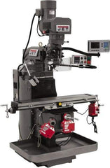 Jet - 9" Table Width x 49" Table Length, Electronic Variable Speed Control, 3 Phase Knee Milling Machine - 3 hp - All Tool & Supply