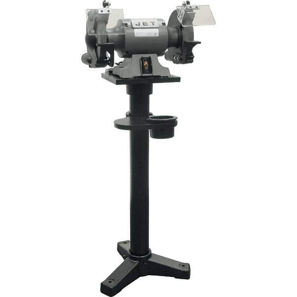 Jet - 10" Wheel Diam x 1" Wheel Width, 1-1/2 hp Bench Grinder - 1 Phase, 1,720 Max RPM, 115 Volts - All Tool & Supply