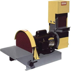 Kalamazoo - 36" Long x 4" Wide Belt, 10" Diam, Combination Sanding Machine - 1/2 hp, Single Phase - All Tool & Supply