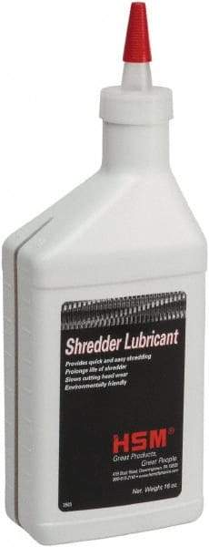 HSM of America - 16 oz Shredder Lubricant - Use with Paper Shredders - All Tool & Supply