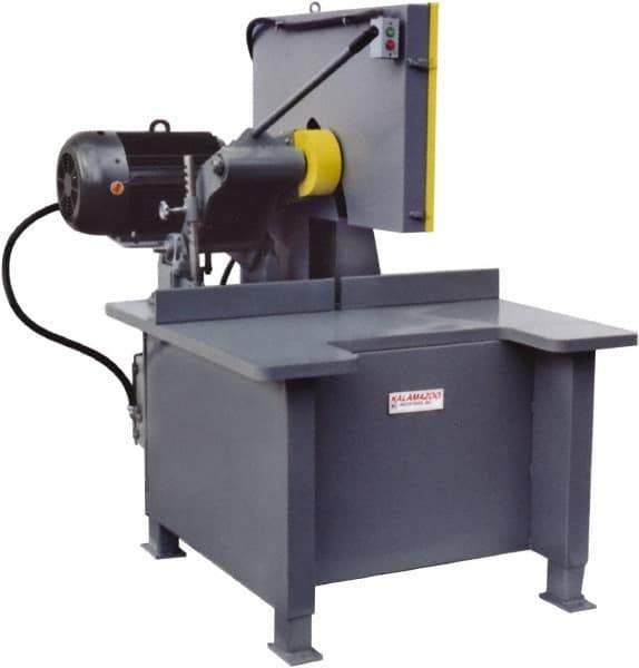 Kalamazoo - 20" Blade Diam, 1" Arbor Hole, Straight Chop & Cutoff Saw - 2,500 RPM, 15 hp, 220/440 Volts, 3 Phase - All Tool & Supply