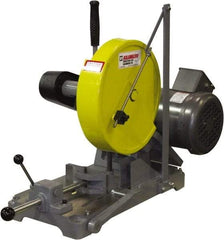 Kalamazoo - 10" Blade Diam, 5/8" Arbor Hole, Straight Chop & Cutoff Saw - 3,450 RPM, 3 hp, 220/440 Volts, 1 or 3 Phase - All Tool & Supply