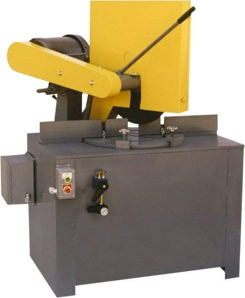 Kalamazoo - 20 or 22" Blade Diam, 1" Arbor Hole, Miter Chop & Cutoff Saw - 2,500 RPM, 15 hp, 220/440 Volts, 3 Phase - All Tool & Supply