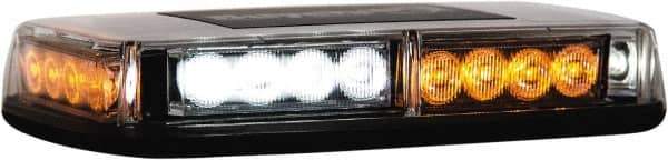 Buyers Products - Variable Flash Rate, Magnetic or Permanent Mount Emergency LED Lightbar Assembly - Powered by DC, Amber & Clear - All Tool & Supply