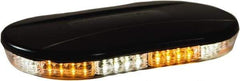 Buyers Products - Variable Flash Rate, Magnetic or Permanent Mount Emergency LED Lightbar Assembly - Powered by DC, Amber & Clear - All Tool & Supply