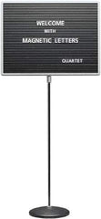 Quartet - Letter Boards Type: Open Face Height (Inch): 18 - All Tool & Supply