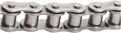 Tritan - 1/2" Pitch, ANSI 41, Single Strand Roller Chain - Chain No. 41SS, 1,349 Lb. Capacity, 100 Ft. Long, 0.306" Roller Diam, 0.246" Roller Width - All Tool & Supply