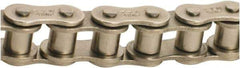 Tritan - 1/2" Pitch, ANSI 40, Single Strand Roller Chain - Chain No. 40NP, 3,170 Lb. Capacity, 10 Ft. Long, 5/16" Roller Diam, 0.309" Roller Width - All Tool & Supply