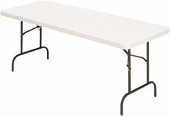 ALERA - 30" Long x 60" Wide x 29" High, Folding Table - Platinum - All Tool & Supply