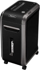 FELLOWES - 7/32" Strip, 12 Sheet Strip Cut Paper Strip Cut Shredder - 17-5/16" Long x 11-7/16" Wide x 25-3/16" High, Level 2 Security, 9 Gal Wastebasket - All Tool & Supply