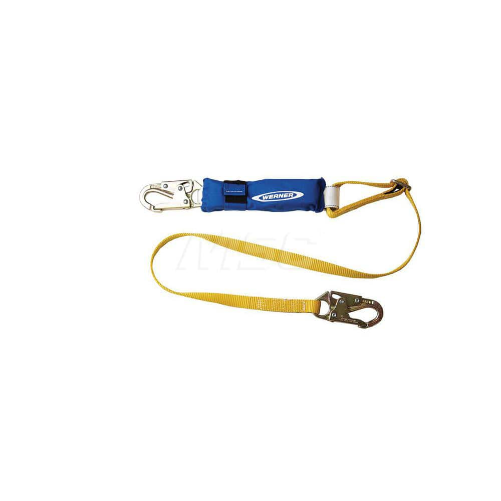 Lanyards & Lifelines; Load Capacity: 5000 lb; Construction Type: Webbing; Harness Type: Ladder Climbing; Lanyard End Connection: Snap Hook; Anchorage End Connection: Snap Hook; Length Ft.: 6.00