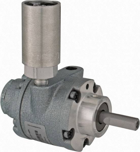 Gast - 1/2 hp Reversible Hub Air Actuated Motor - 6,000 Max RPM, 1.14" Shaft Length, 4.66" OAL, 3/8" Shaft Diam - All Tool & Supply