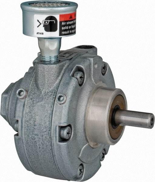 Gast - 3/4 hp Counterclockwise Hub Air Actuated Motor - 3,000 Max RPM, 1.13" Shaft Length, 4.94" OAL, 1/2" Shaft Diam - All Tool & Supply