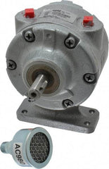 Gast - 1-1/2 hp Reversible Foot Air Actuated Motor - 3,000 Max RPM, 1.12" Shaft Length, 5.81" OAL, 1/2" Shaft Diam - All Tool & Supply