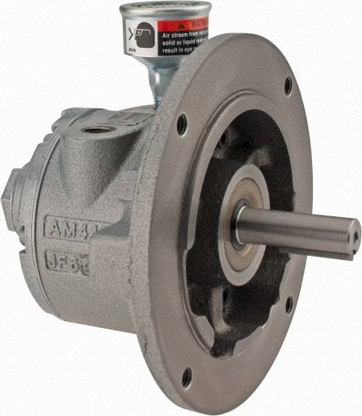 Gast - 1-1/2 hp Reversible NEMA 56C Air Actuated Motor - 3,000 Max RPM, 2.06" Shaft Length, 6.69" OAL, 5/8" Shaft Diam - All Tool & Supply