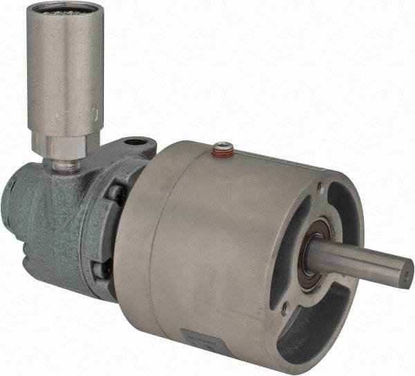 Gast - 1/3 hp Reversible Face Air Actuated Motor - 15:1 Gear Ratio, 350 Max RPM, 6.88" OAL, 1/2" Shaft Diam - All Tool & Supply