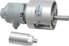 Gast - 1/3 hp Reversible Face Air Actuated Motor - 15:1 Gear Ratio, 400 Max RPM, 7.31" OAL, 1/2" Shaft Diam - All Tool & Supply